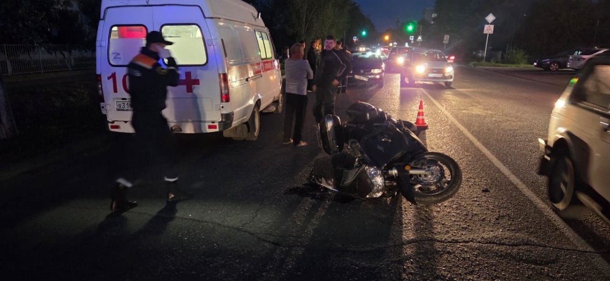 Пассажирка мотоцикла пострадала в ДТП в Минводах