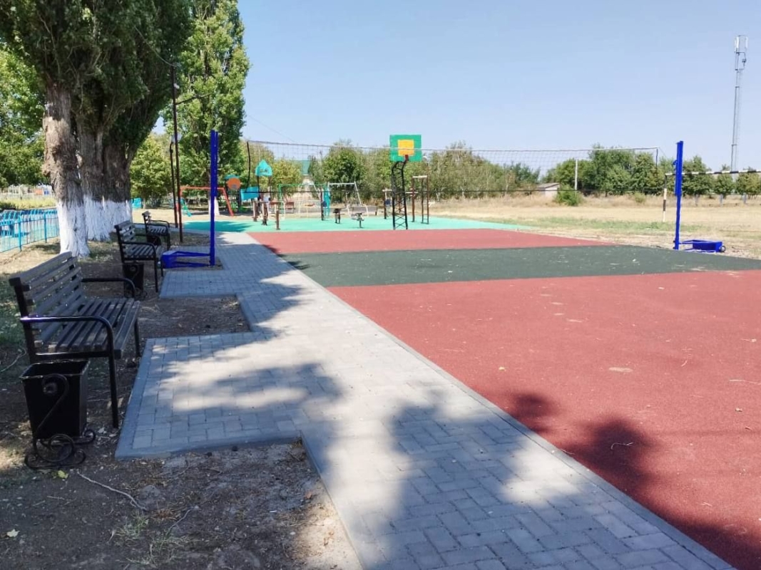 Площадка для игры в волейбол появилась в округе Ставрополья Площадка для игры в волейбол появилась в округе Ставрополья