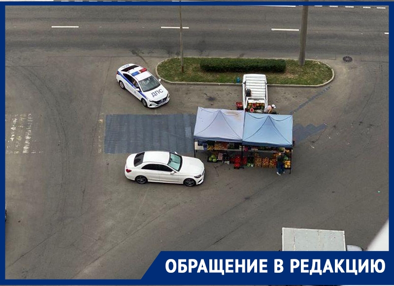 В Ставрополе торговцы внагляк закрасили пешеходный переход: что им за это будет