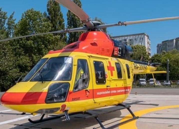 Вертолёт санавиации помог пожилому ставропольцу добраться до медучреждения после падения с высоты