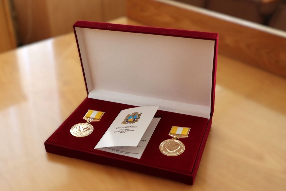 Две семьи из Ипатовского округа получили медали за сохранение семейных ценностей