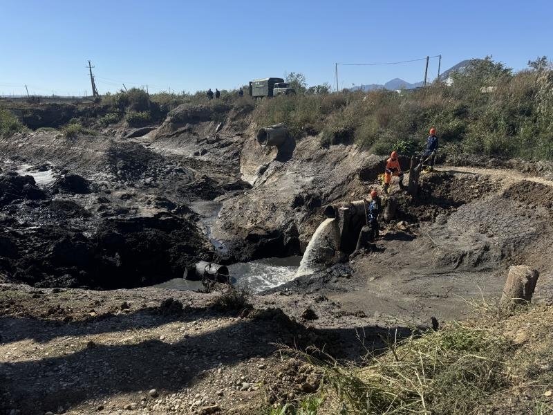 Ставрополькрайводоканал проводит сложные работы по ремонту канализационных коллекторов в Минеральных Водах