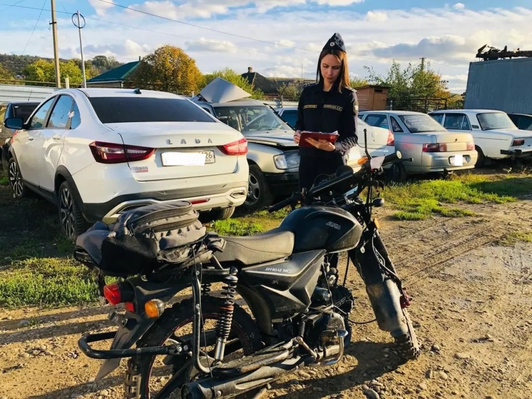 Мопед ставропольца конфисковали за повторное нетрезвое вождение