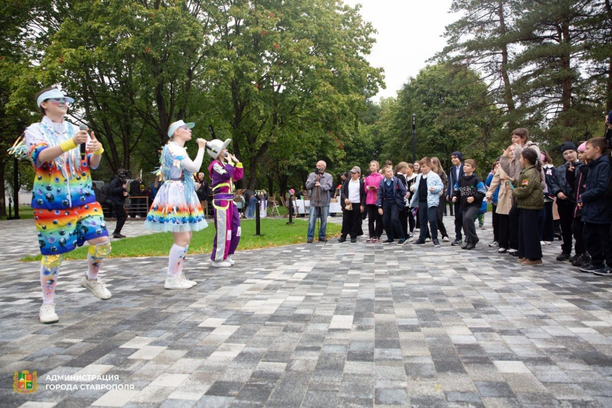 В Ставрополе открыли еще один благоустроенный сквер