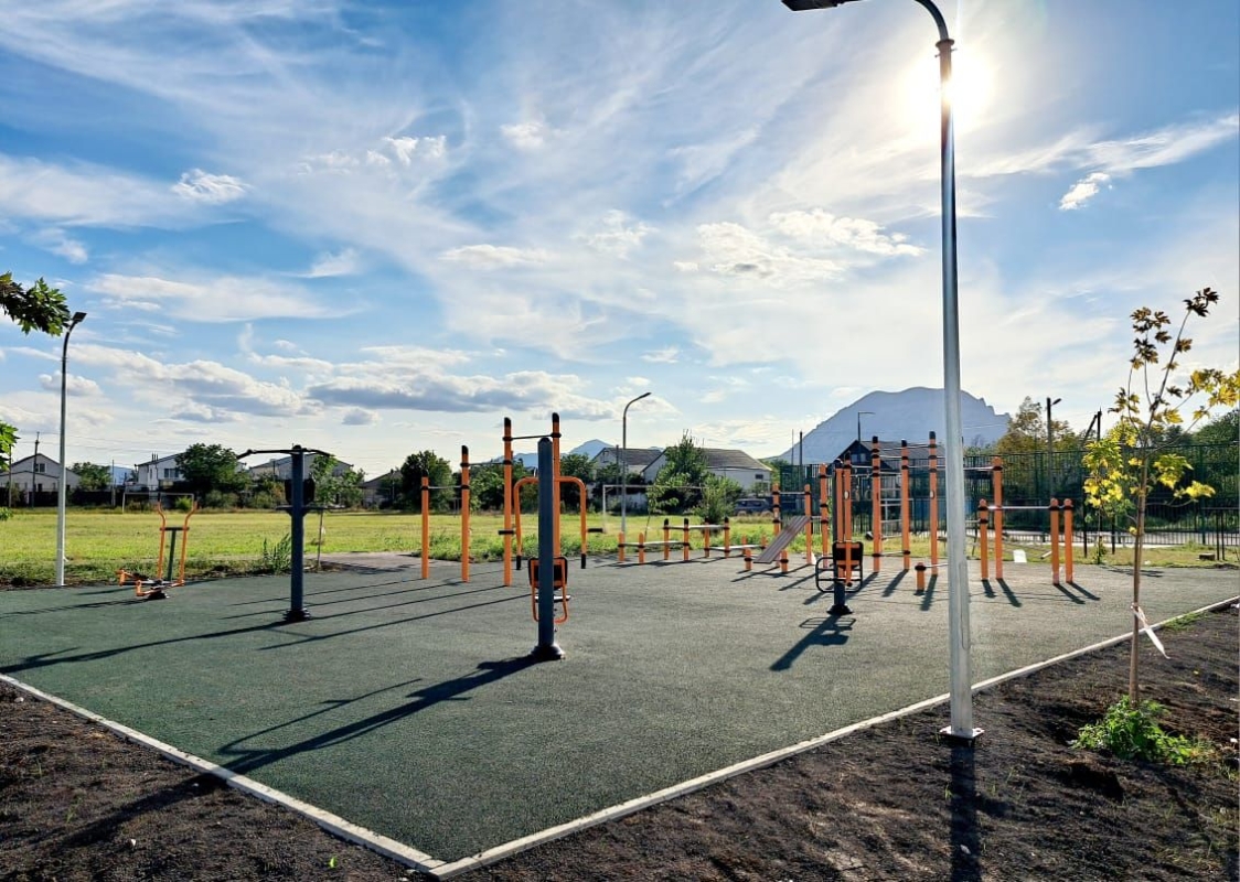 В Минераловодском округе открыли новую спортплощадку