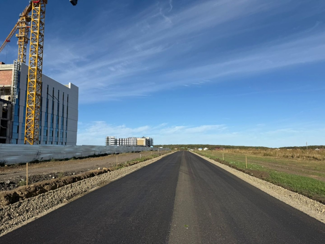 Новую дорогу прокладывают на юго-западе Ставрополя