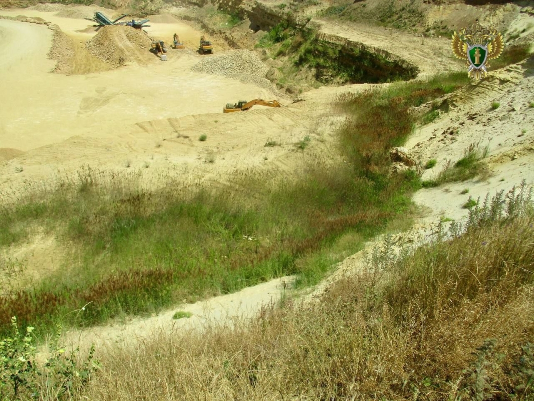 Прокуратура выявила незаконную добычу полезных ископаемых на Ставрополье