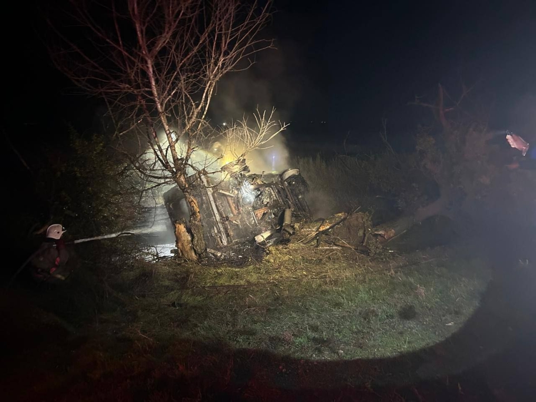 На Ставрополье водитель погиб в горящем автомобиле На Ставрополье водитель погиб в горящем автомобиле